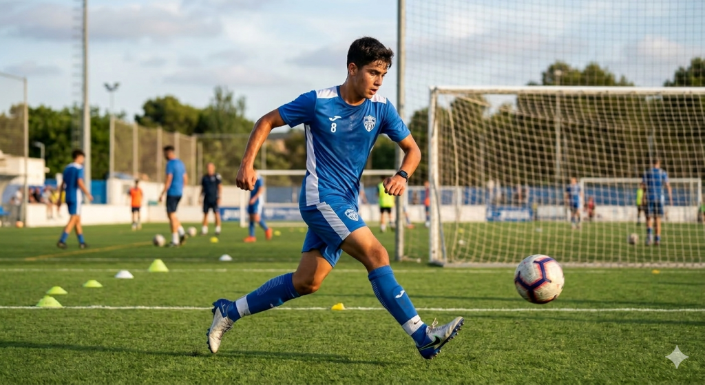 Alumno deportista compaginando estudios y entrenamiento en el colegio Sabia Nova en Rivas Vaciamadrid