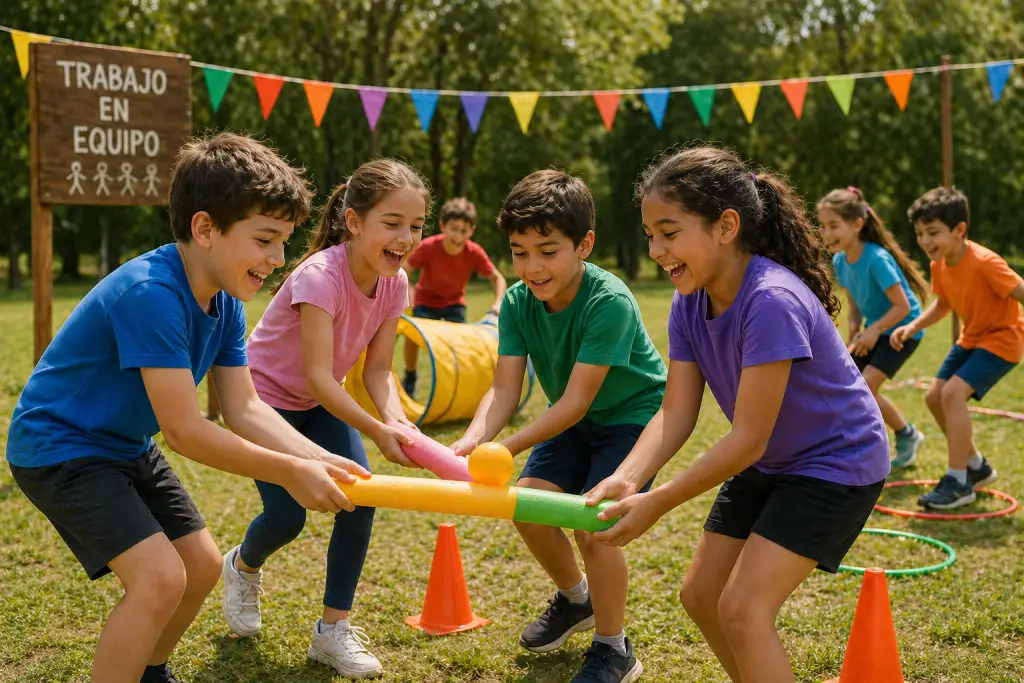 campamento educativo en Rivas Vaciamadrid niños aprendiendo