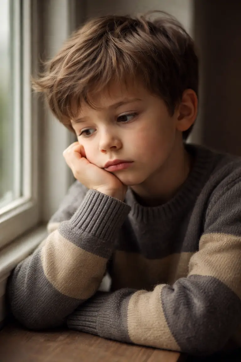 niño triste acoso escolar